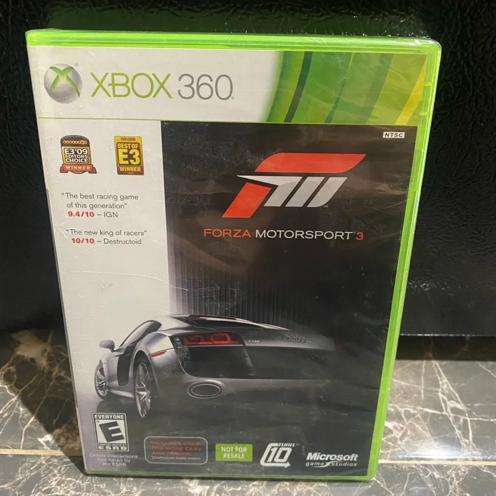 Forza Motorsport 3 Xbox 360 (Microsoft, 2009) Factory Sealed